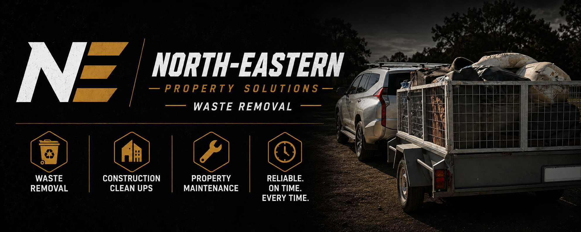 North-Eastern Property Solutions — waste removal, construction clean ups, property maintenance